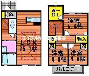 やまぼうし　弐番館の物件間取画像